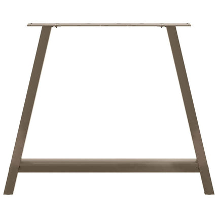 spisebordsben A-formet 2 stk. 100x(72-73) cm stål