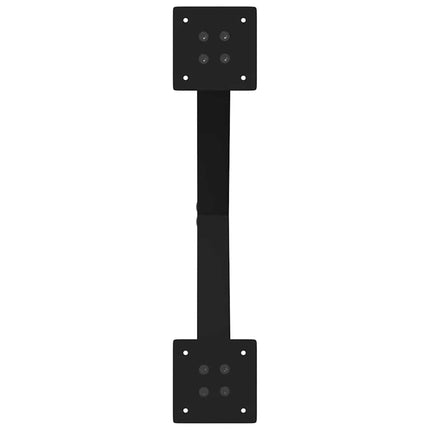 sofabordsben X-formet 2 stk. sort 60 x (42-43) cm stål