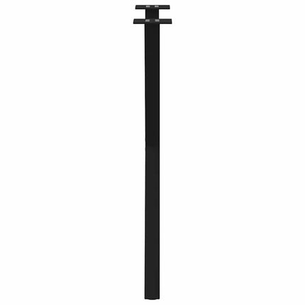 spisebordsben X-formet 2 stk. sort 50x(72-73) cm stål