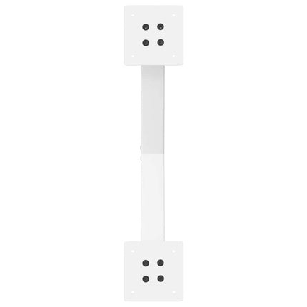 spisebordsben X-formet 2 stk. hvid 50x(72-73) cm stål