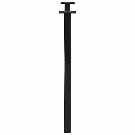 spisebordsben X-formet 2 stk. sort 80x(72-73) cm stål