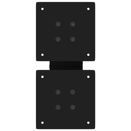 sofabordsben X-formet 2 stk. sort 30x(30-31) cm stål