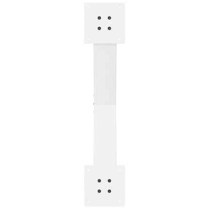 sofabordsben X-formet 2 stk. hvid 70 x (42-43) cm stål