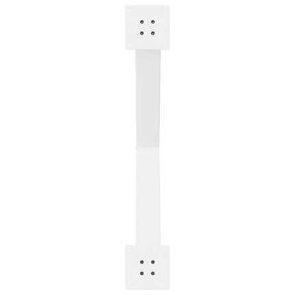 spisebordsben X-formet 3 stk. hvid 90 x (72-73) cm stål