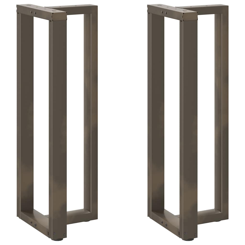Sofabordben T-Formet Naturstål Stål Naturfarvet - 50 x 35 x (110-111) cm