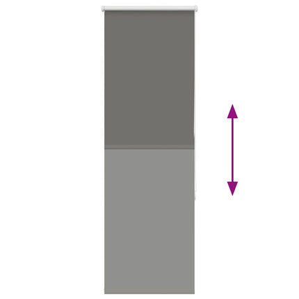 rullegardin mørklægning 55x130 cm stofbredde 50,7 cm polyester