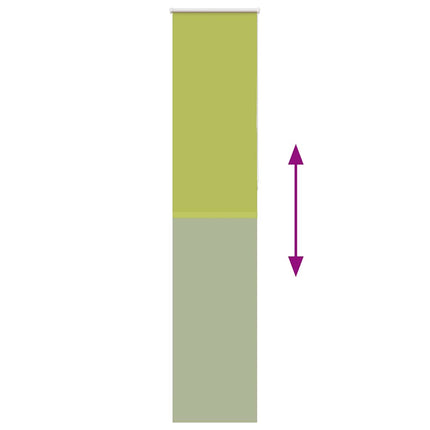 rullegardin mørklægning 50x210 cm stofbredde 45,7 cm polyester