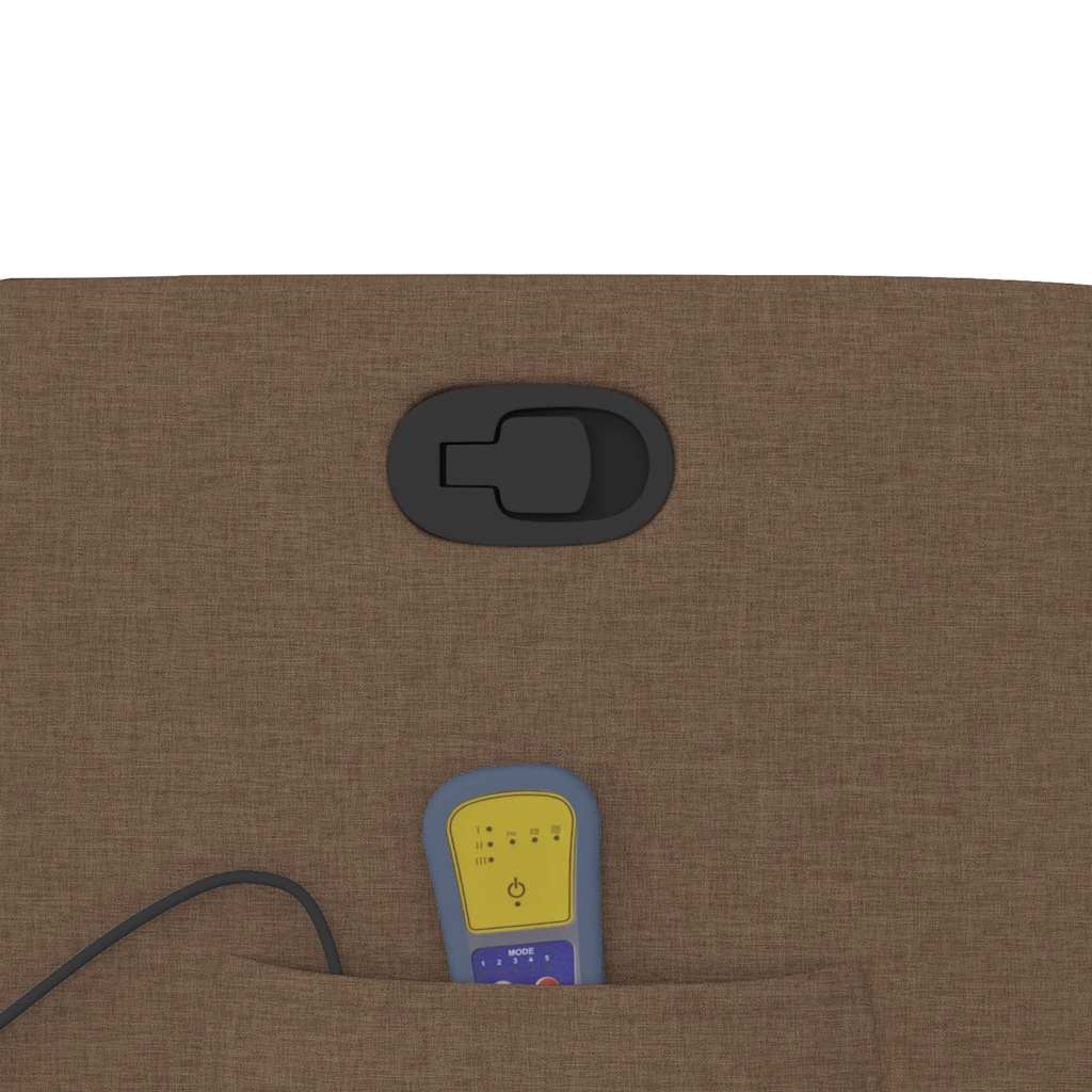 massagestol stof brun