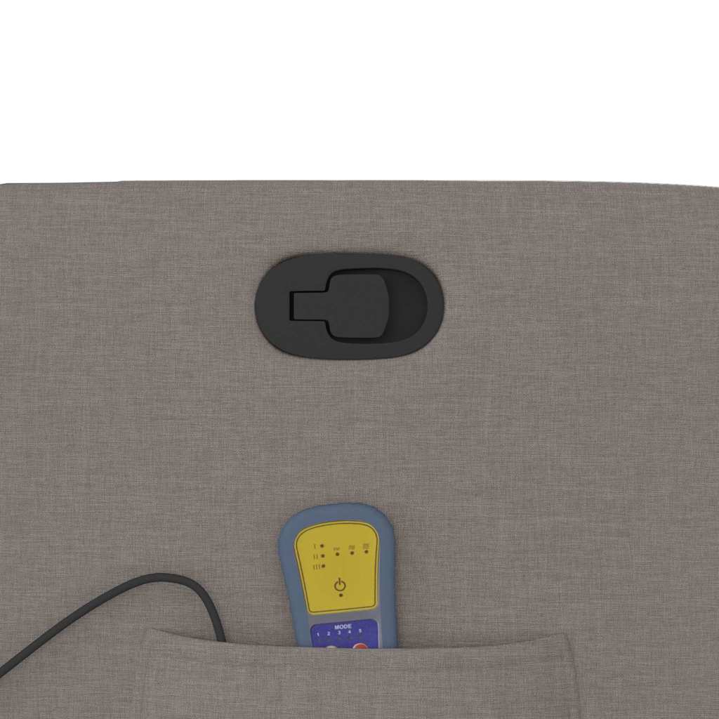 massagestol stof gråbrun