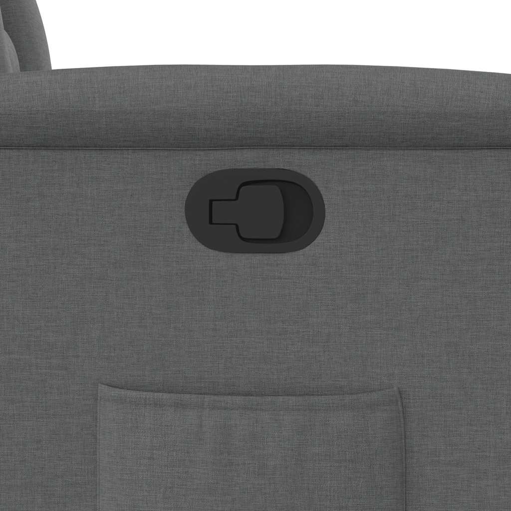 lænestol mørkegrå stof