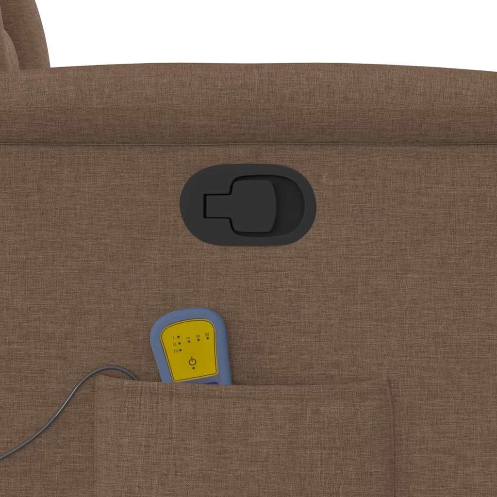 massagestol stof brun