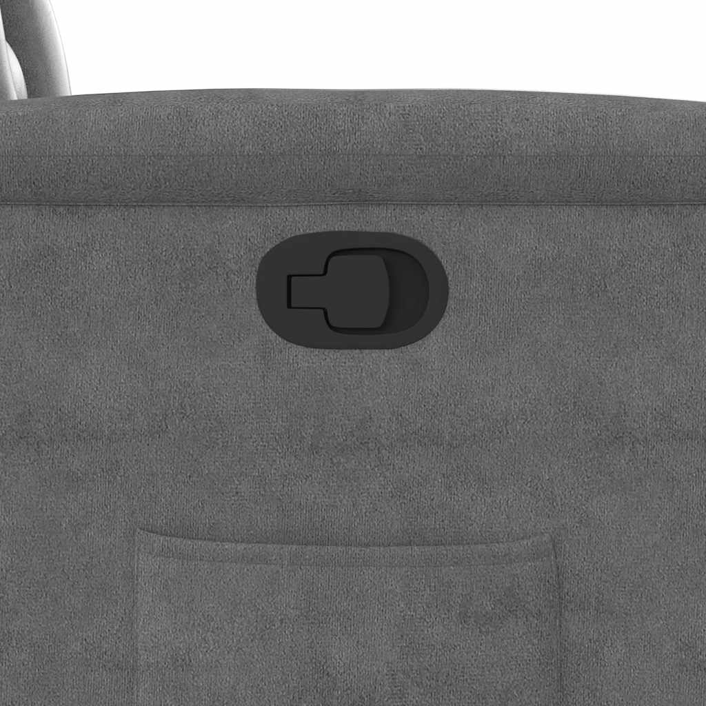 lænestol mikrofiberstof mørkegrå