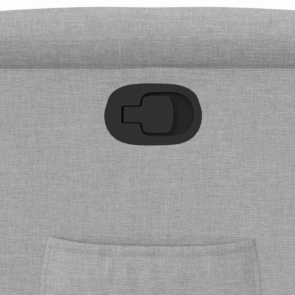 liggestol stof skygrå