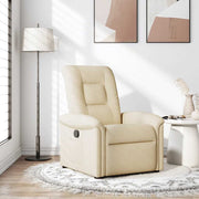 lænestol stof cremefarvet