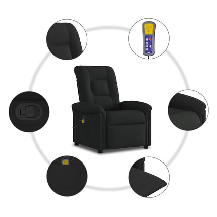 massagestol stof sort