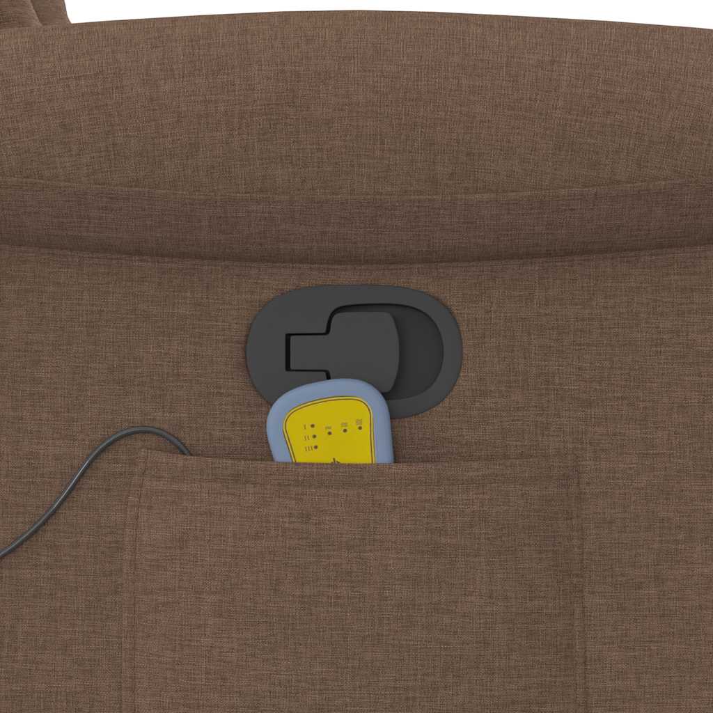 massagestol stof brun