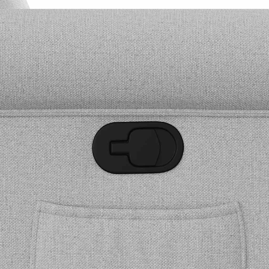 liggestol stof skygrå
