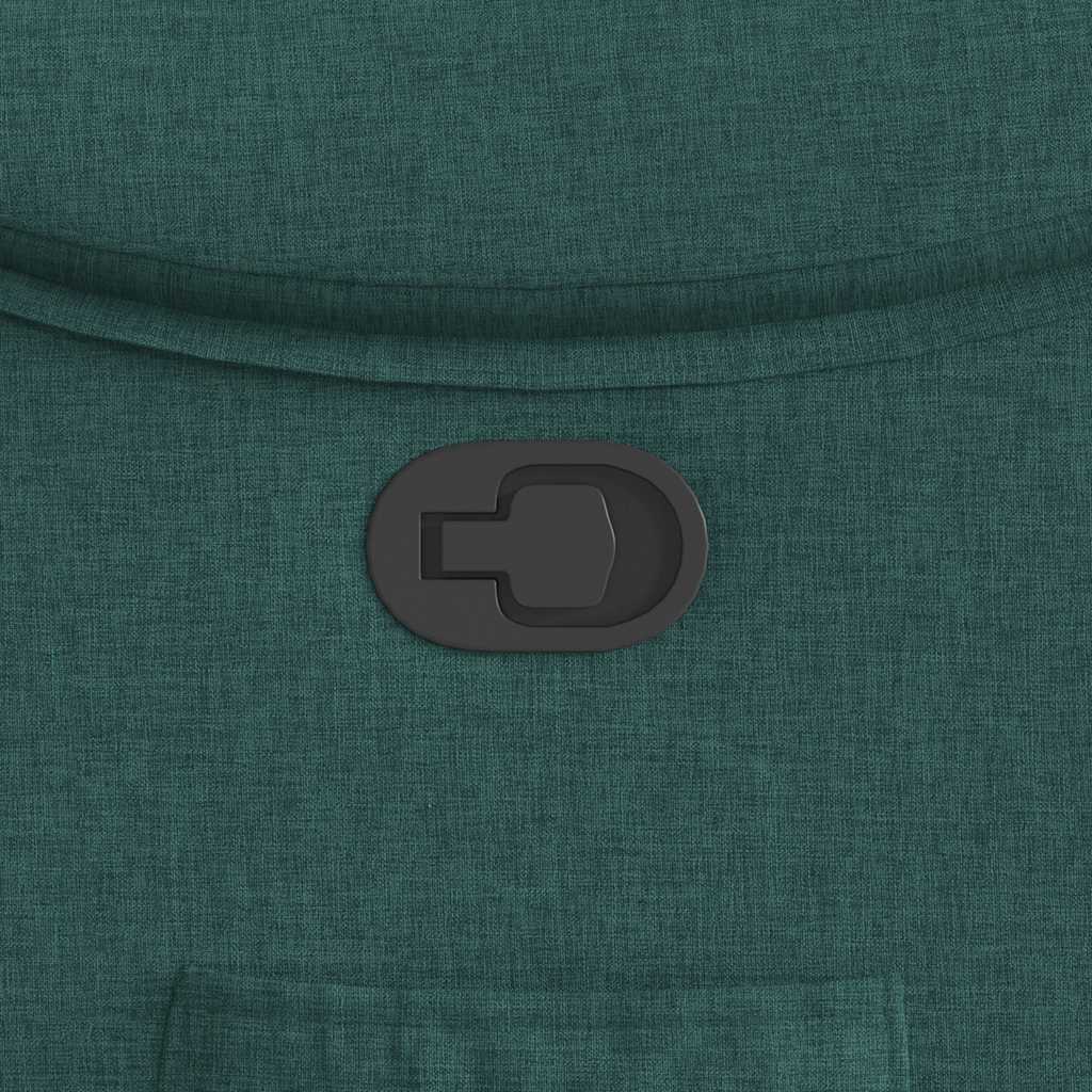 lænestol stof mørkegrøn