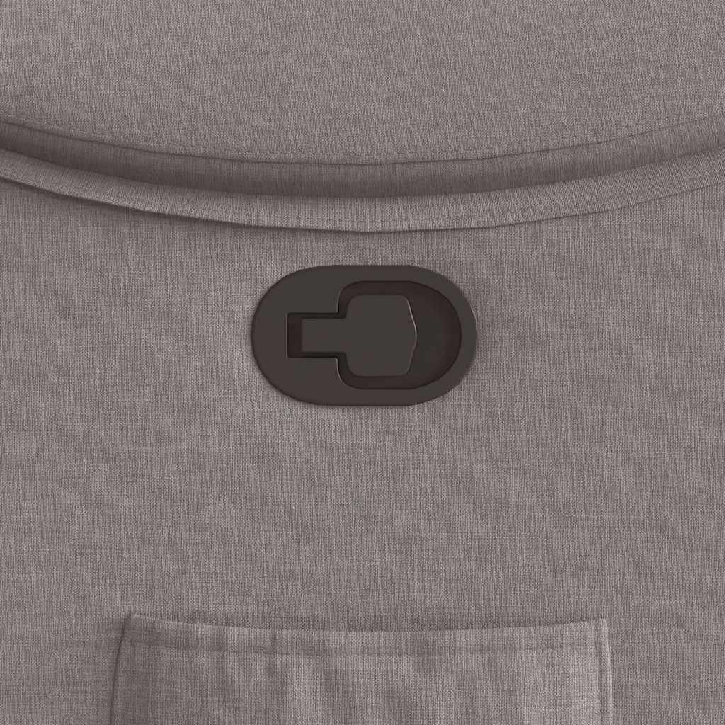 lænestol stof gråbrun