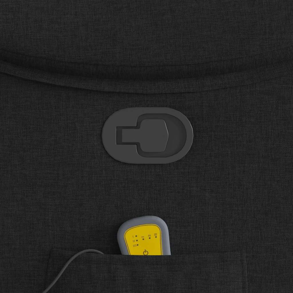 massagestol stof sort