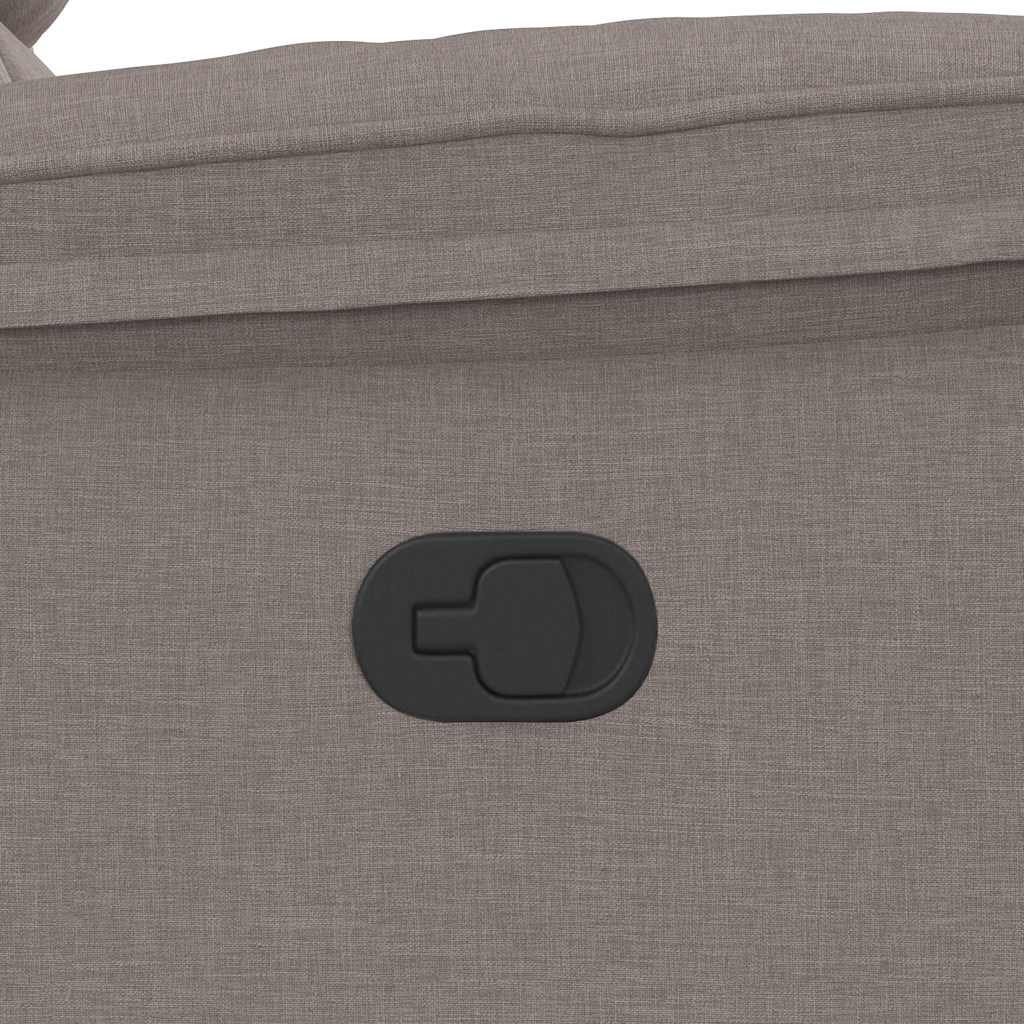 lænestol stof gråbrun