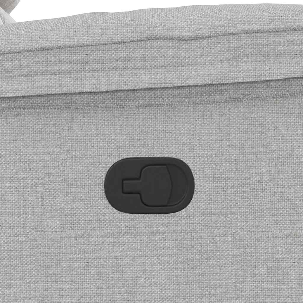 liggestol stof skygrå