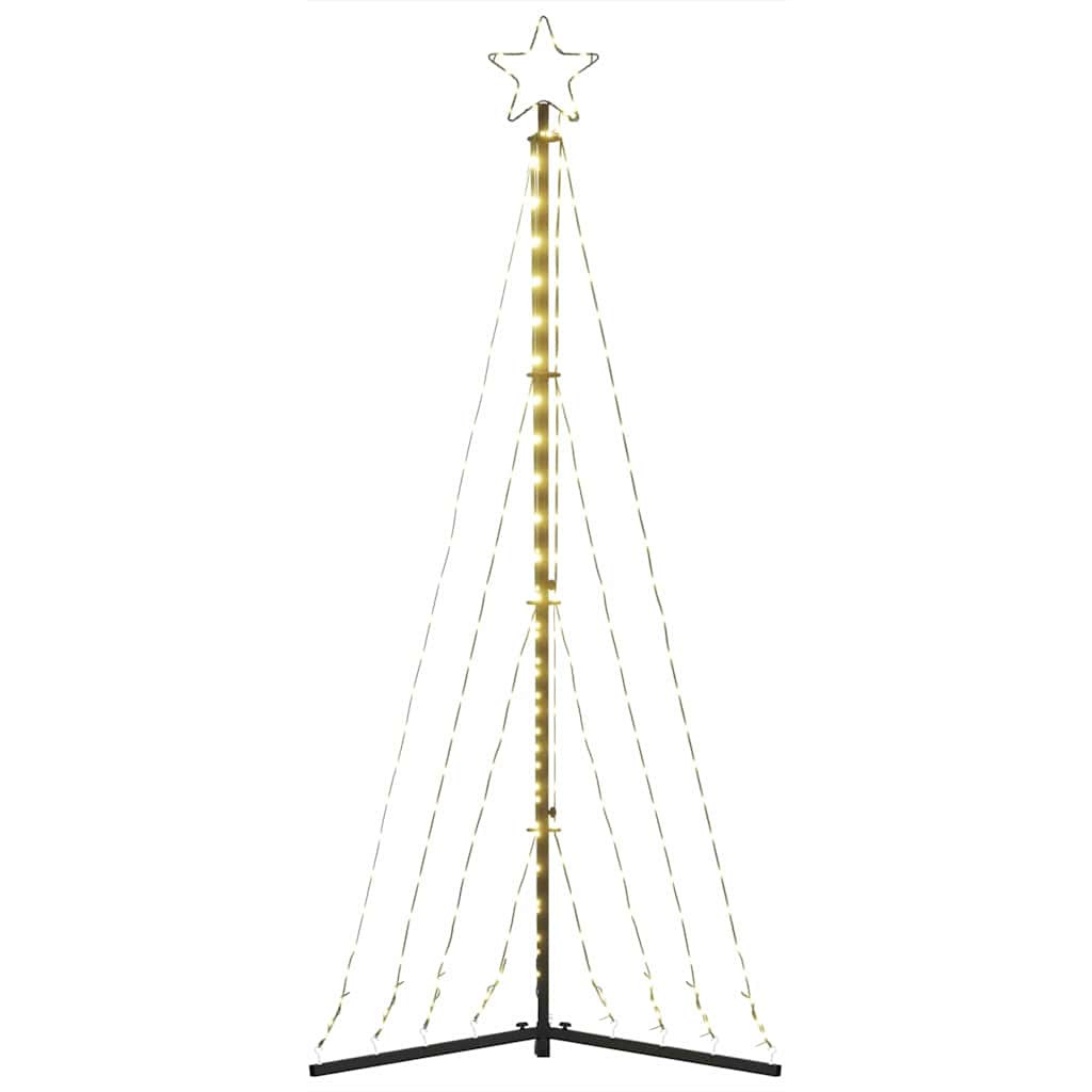 LED-juletræ 339 LED'er 182 cm varmt hvidt lys