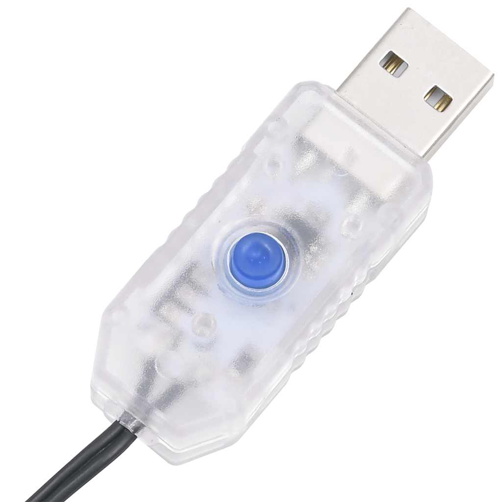 LED-juletræ 339 LED'er 182 cm varmt hvidt lys