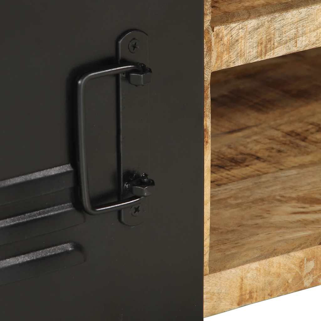 sofabord 90x50x36 cm massivt ru mangotræ