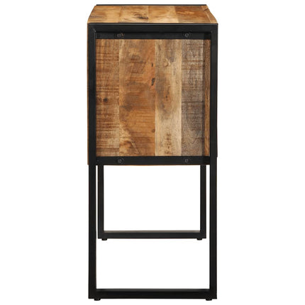 konsolskab 90x35x75 cm massivt ru mangotræ