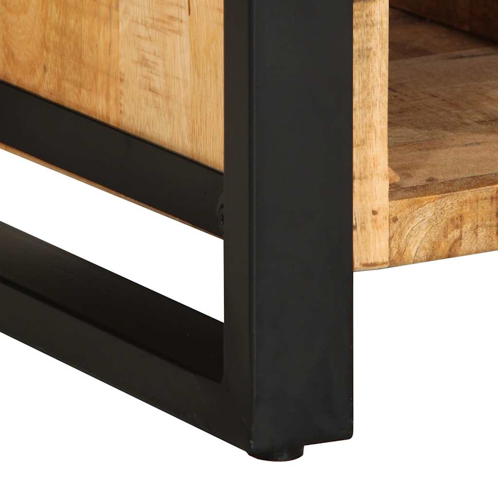 skænk 55x35x70 cm massivt ru mangotræ