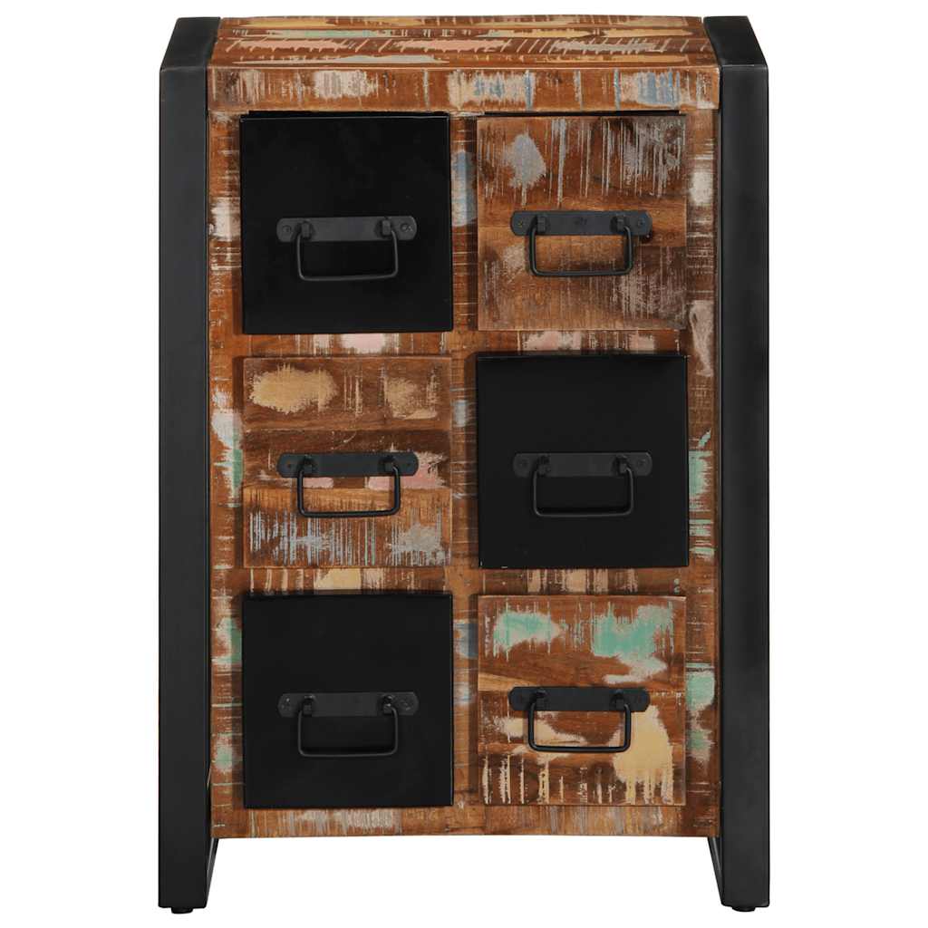 skænk 50x35x70 cm massivt genbrugstræ