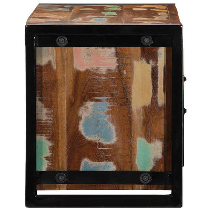 tv-bord 80x30x35 cm massivt genbrugstræ