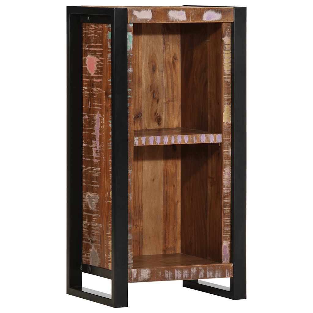 sengebord 40x30x80 cm massivt genbrugstræ