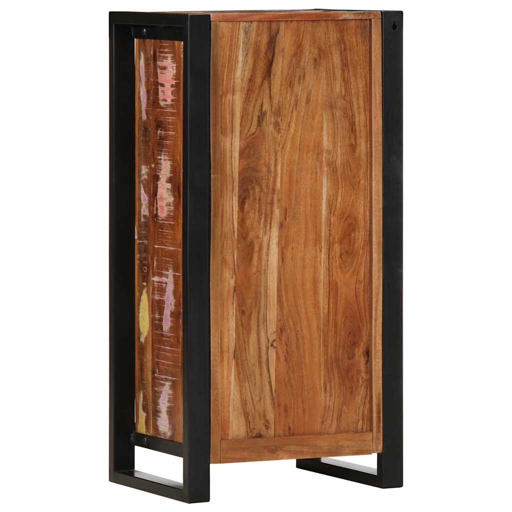 sengebord 40x30x80 cm massivt genbrugstræ