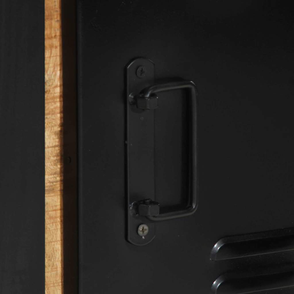 Badeværelsesskab med dør Brun 40 x 35 x 75 cm Massivt mangotræ