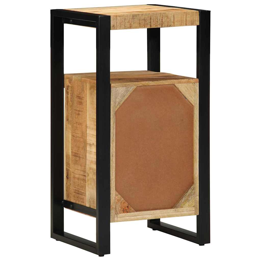 Badeværelsesskab med dør Brun 40 x 35 x 75 cm Massivt mangotræ