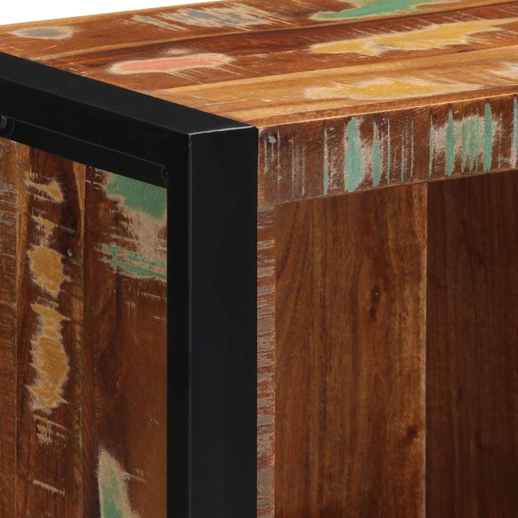 badeværelsesskab 40x30x90 cm massivt genbrugstræ