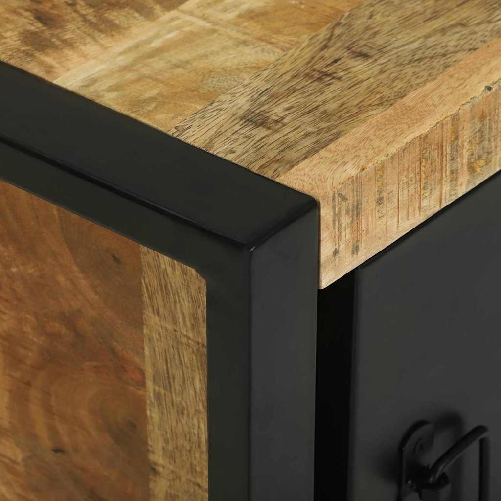 Badeværelsesskab med dør Brun 40 x 30 x 40 cm Massivt mangotræ