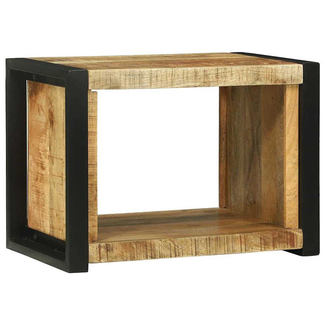 Væg Cube med opbevaring Brun 55 x 35 x 40 cm Massivt mangotræ
