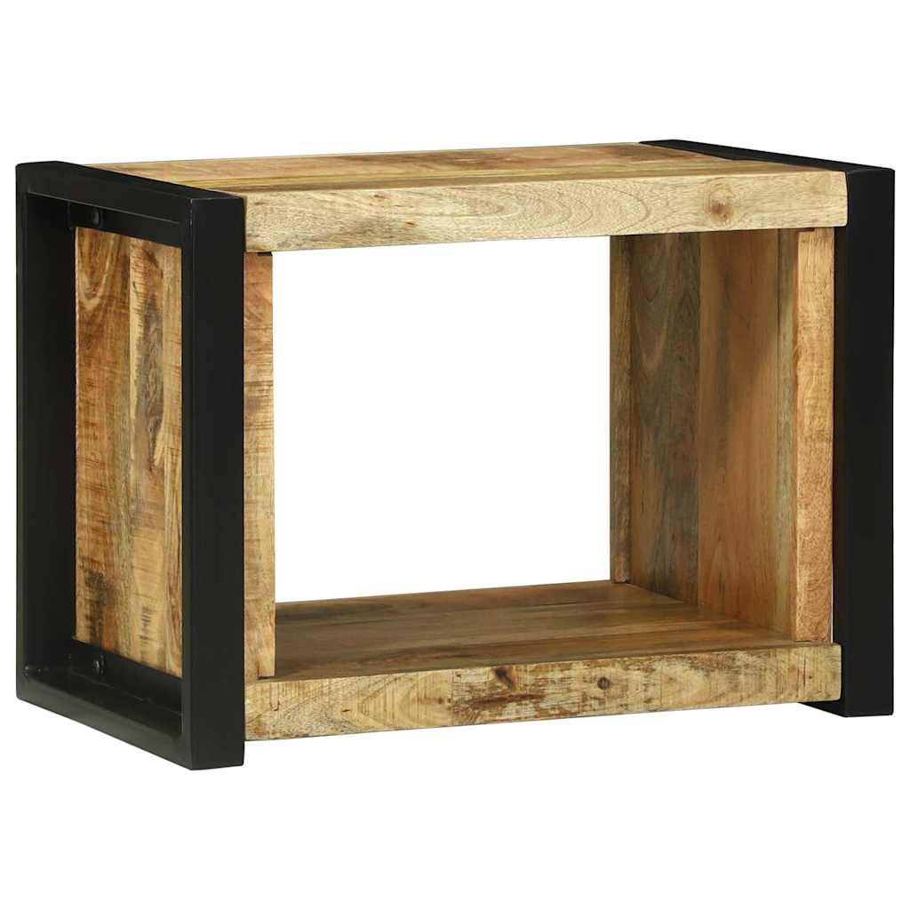 Væg Cube med opbevaring Brun 55 x 35 x 40 cm Massivt mangotræ