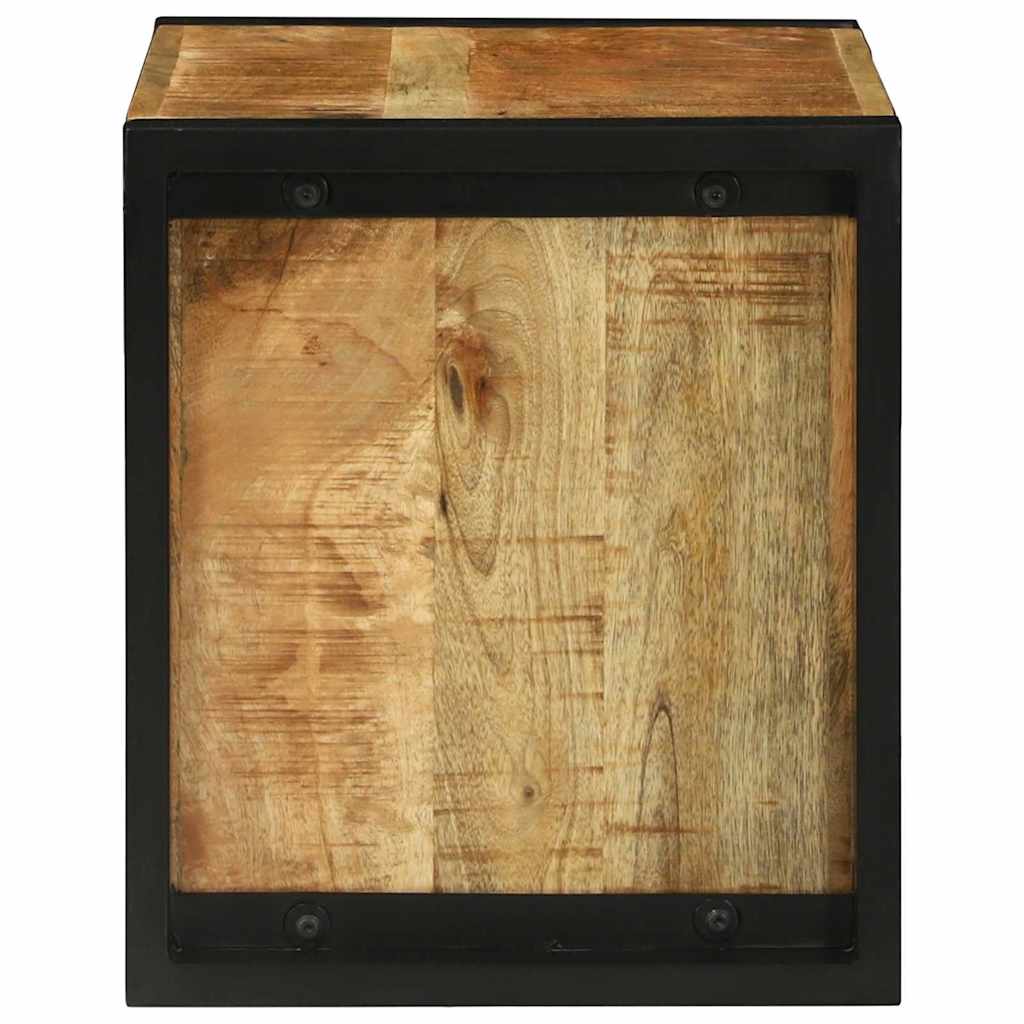 Væg Cube med opbevaring Brun 55 x 35 x 40 cm Massivt mangotræ