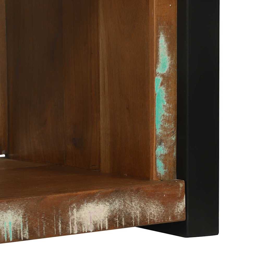 Væg Cube med opbevaring Brun 55 x 35 x 40 cm Solid genbrugs træ