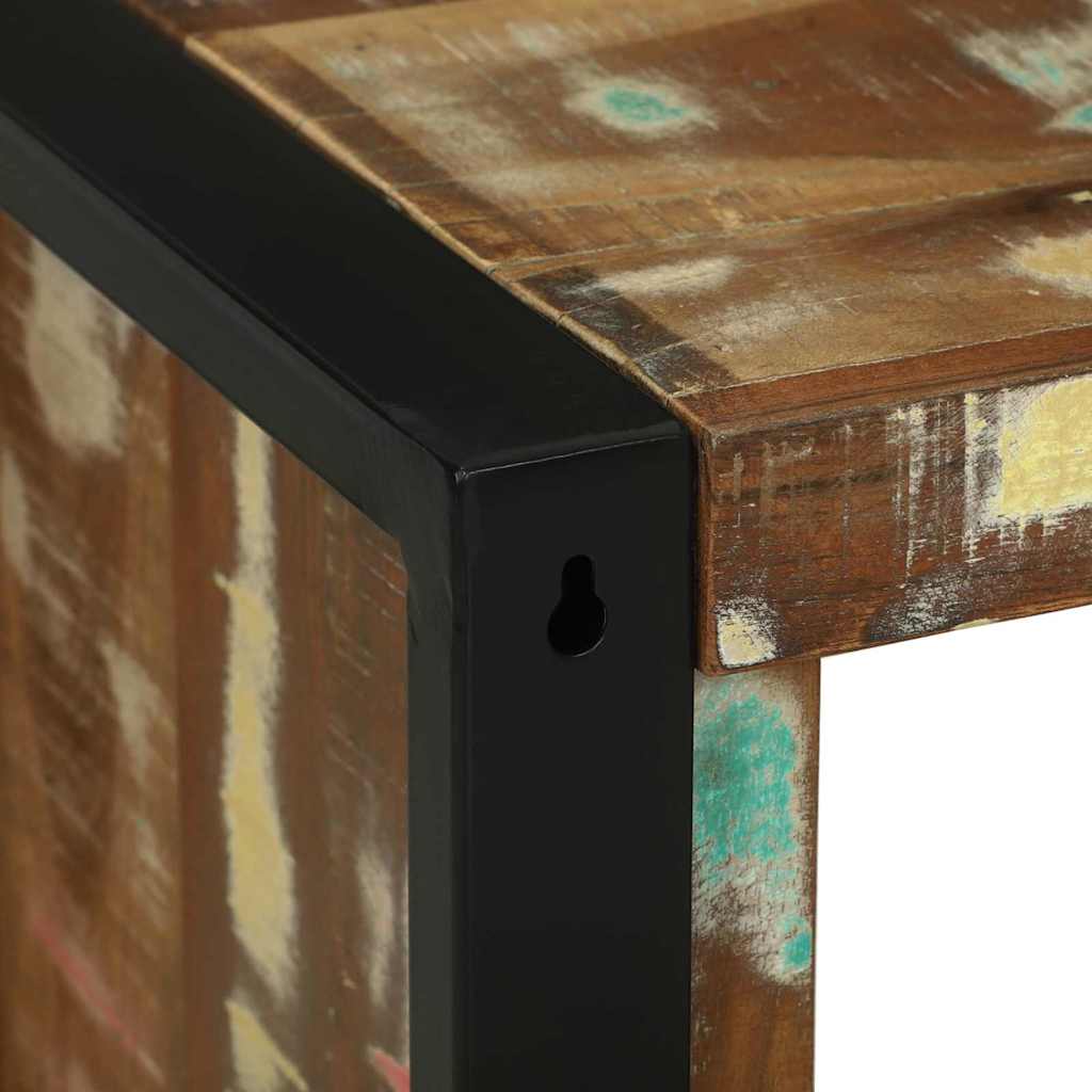 Væg Cube med opbevaring Brun 55 x 35 x 40 cm Solid genbrugs træ