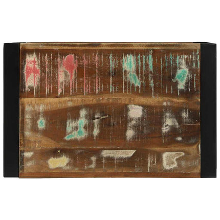 Væg Cube med opbevaring Brun 55 x 35 x 40 cm Solid genbrugs træ