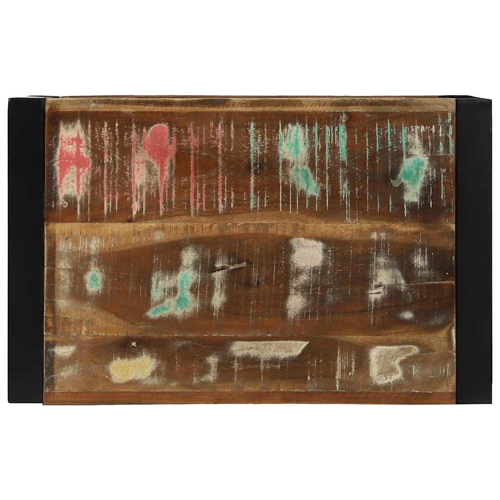 Væg Cube med opbevaring Brun 55 x 35 x 40 cm Solid genbrugs træ