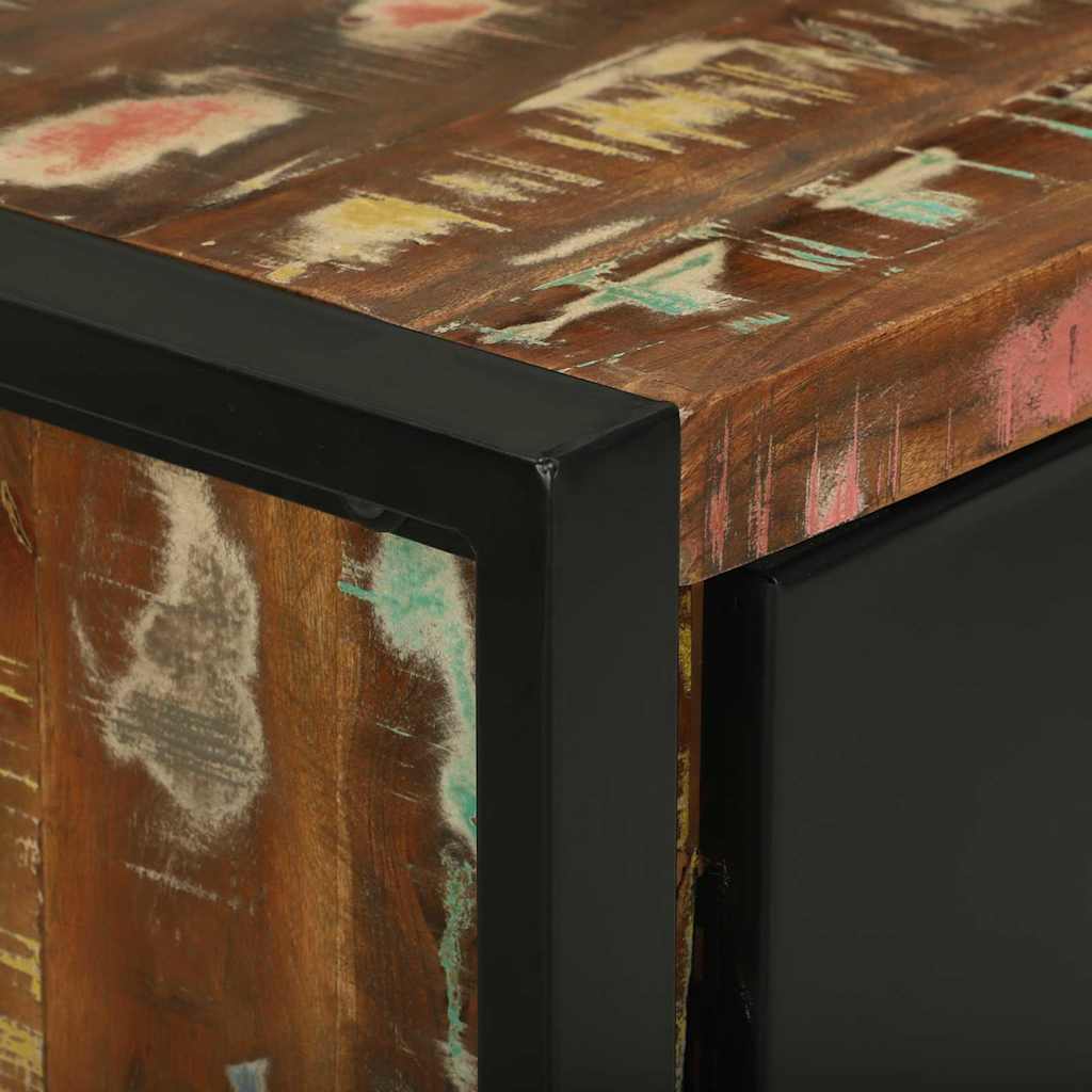 Vaskeskab med hylde Brun 55 x 35 x 60 cm Solid genbrugs træ