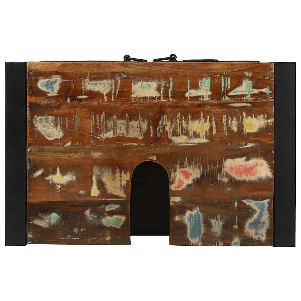 Vaskeskab med hylde Brun 55 x 35 x 60 cm Solid genbrugs træ