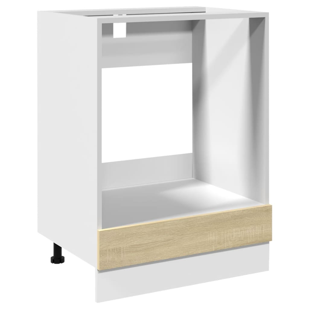 7-delt køkkenskabssæt "Lyon" Sonoma eg konstrueret træ