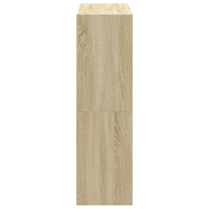 bogreol 102x32x108 cm konstrueret træ sonoma-eg